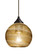 Jilly One Light Pendant in Bronze (74|J-JILLYAM-BR)