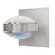 Optos One Light Wall Sconce in Brushed Aluminum (74|OPTOS1W-FRCD-BA)