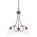 Hometown Three Light Chandelier in Bronze (65|3224BZ-220)