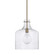 Crawford One Light Pendant in Aged Brass (65|325712AD)