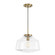 Dillon One Light Pendant in Aged Brass (65|342711AD)