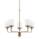 Colton Five Light Chandelier in Aged Brass (65|428851AD-451)