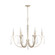 Gwyneth Six Light Chandelier in Winter Gold (65|437061WG)