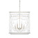 Aria Eight Light Foyer Pendant in Polished Nickel (65|525681PN)