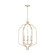 Ophelia Six Light Foyer Pendant in Winter Gold (65|538761WG)