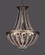 Terragona Six Light Pendant in Roman Bronze (92|1924 RB CP)