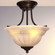 Livorno Three Light Flush/Semi-Flush Mount in English Bronze (92|40103 EB)