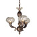 Chatham Three Light Chandelier in Roman Bronze (92|57323 RB)