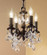 Majestic Imperial Four Light Mini Chandelier in Aged Pewter (92|57354 AGP CGT)