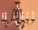 Orleans Six Light Chandelier in Bronze with Gold (92|67806 BZ/G)