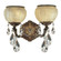 Alexandria I Two Light Wall Sconce in Victorian Bronze (92|69602 VBZ C)