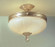 Alexandria I Three Light Flush/Semi-Flush Mount in Satin Bronze w/Brown Patina (92|69604 SBB C)