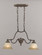 Providence Two Light Island Pendant in Rustic Bronze (92|69623 RSB TCG)