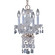 Monticello Four Light Mini Chandelier in Chrome (92|8254 CH C)