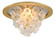 Jasmine Three Light Flush Mount in Gold Leaf (68|268-31)