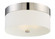 Grayson Three Light Flush Mount in Polished Nickel (60|293-PN)