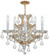 Maria Theresa Six Light Mini Chandelier in Gold (60|4405-GD-CL-MWP)