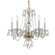 Traditional Crystal Five Light Chandelier in Polished Brass (60|5085-PB-CL-SAQ)