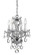 Traditional Crystal Four Light Chandelier in Polished Chrome (60|5534-CH-CL-S)
