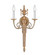 Cast Brass Wall Mount Two Light Wall Sconce in Matte Brass (60|662-MB)