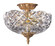 Ceiling Mount Two Light Semi Flush Mount in Olde Brass (60|67-CT-OB)