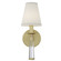 Baxter One Light Wall Sconce in Aged Brass (60|8861-AG)