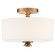 Travis Two Light Semi Flush Mount in Vibrant Gold (60|TRA-A3302-VG)