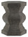 Pagoda Stool in Brushed Gray/Faux Bois (142|2000-0004)