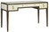 Evie Desk in Ivory/Dark Walnut/Brass (142|3000-0157)