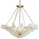 Quantum Four Light Chandelier in Contemporary Silver Leaf (142|9000)