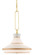 Perth Two Light Pendant in Gold Leaf/White (142|9000-0770)