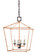 Denison Rattan Four Light Lantern in Molé Black/Natural (142|9000-0873)