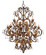 Innsbruck 39 Light Chandelier in Venetian/Gold Leaf (142|9530)