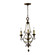 Meriel Three Light Chandelier in Antiqued Sienna (208|03010)