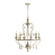 Davinci Six Light Chandelier in Persian White (208|04160)