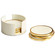 Container in Brass And White (208|09792)