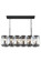 Monaco 12 Light Chandelier in Flat Black (173|1212D40FB)