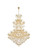 Maria Theresa 85 Light Chandelier in Gold (173|2800G96G-GT/RC)