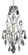 Maria Theresa Four Light Chandelier in Chrome (173|2801D12C/RC)