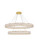 Monroe LED Chandelier in Gold (173|3503D40G)