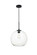 BAXTER One Light Pendant in Black (173|LD2224BK)