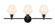 Gene Three Light Wall Sconce in Black (173|LD2317BK)