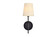 Mel One Light Wall Sconce in Black (173|LD6004W6BK)