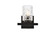 Cassie One Light Bath in Black (173|LD7025W7BK)