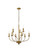 Westley Nine Light Pendant in Brass (173|LD7047D28BR)