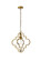 Sandara One Light Pendant in Brass (173|LD7063D16BR)