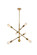 Axel Six Light Pendant in Brass (173|LD8008D29BR)