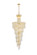 Spiral 28 Light Chandelier in Gold (173|V1800SR30G/RC)