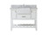Clement Single Bathroom Vanity in White (173|VF60142WH-BS)