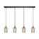 Hammered Glass Four Light Pendant in Oil Rubbed Bronze (45|10830/4LP)